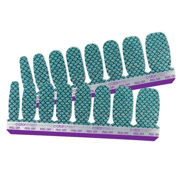 B3G2 Color Street Nail Strips-Mermaid Brigade - Picture 3 of 4